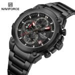 Naviforce 8071 For Men – Black Red - Image 4