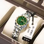 Poedagar 306 For Women – Silver Gold Green