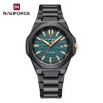 Naviforce 9258 CH For Men – Black Green - Image 3