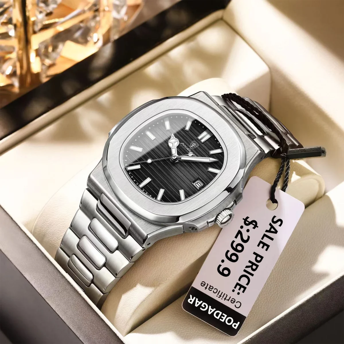 Poedagar 613 – Silver Black - Image 1