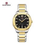 Naviforce 9243 For Men – Silver Gold Black - Image 2