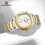 Naviforce 9243 For Men – Gold White - Image 4