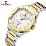 Naviforce 9243 For Men – Gold White - Image 5