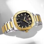 Naviforce 9243 For Men – Silver Gold Black - Image 3