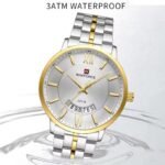 Naviforce 9238 – Silver Gold For Men - Image 3