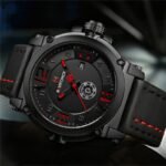 Naviforce 9099L Black Red Price in Bangladesh | Original Naviforce Watch – Time Box